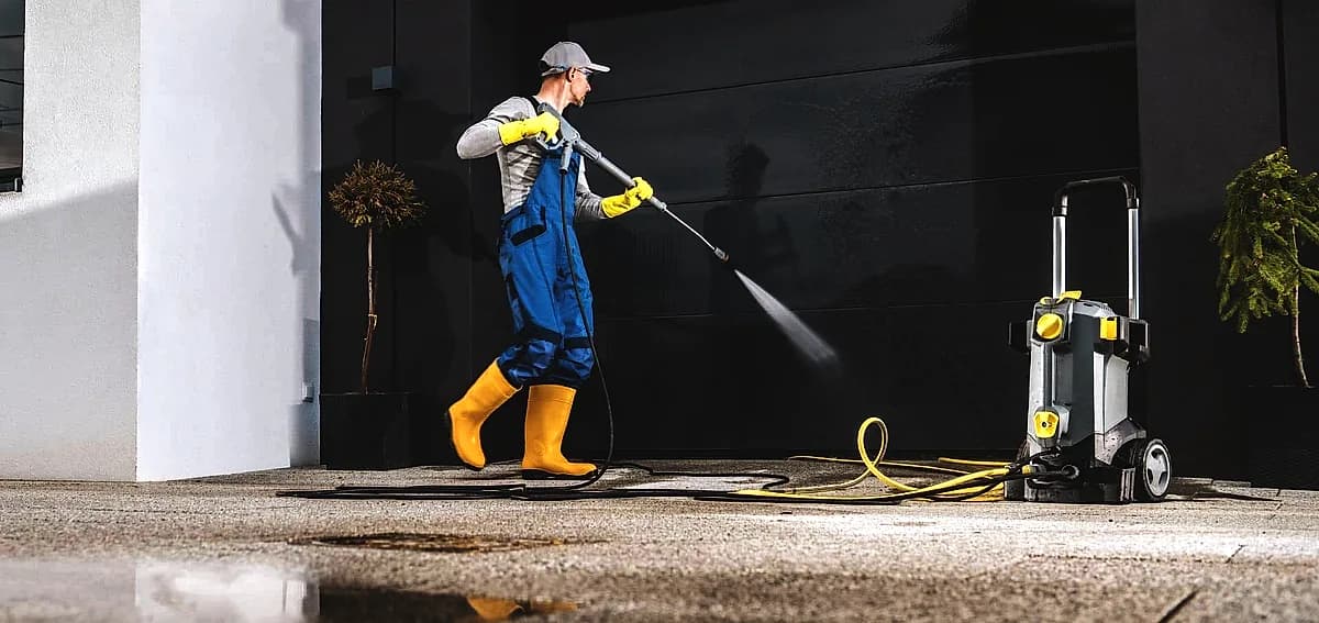 Power Washing Epoxy Garage Floors