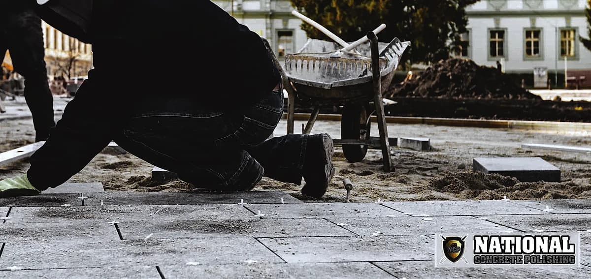 Can i resurface concrete stained pavers