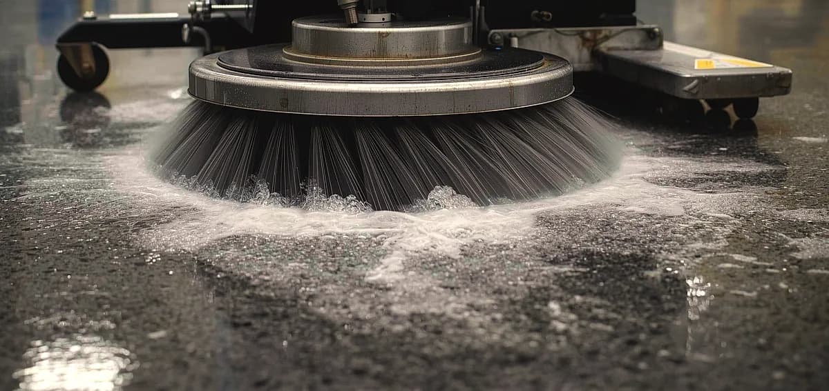 commercial epoxy floor cleaning