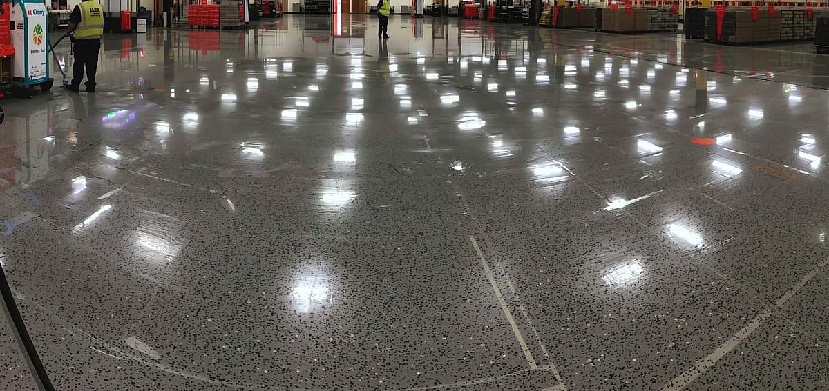 commercial epoxy floor cleaning