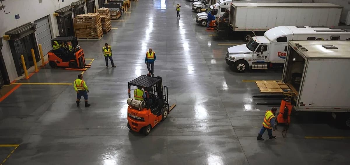 commercial epoxy loading dock