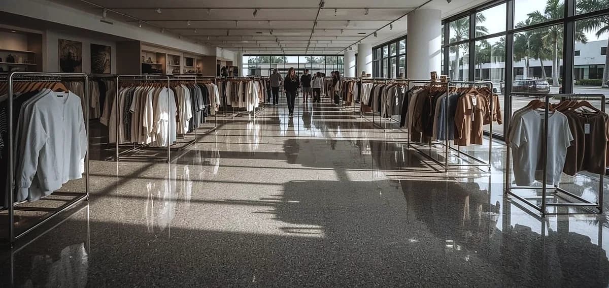 commercial epoxy Miami retail