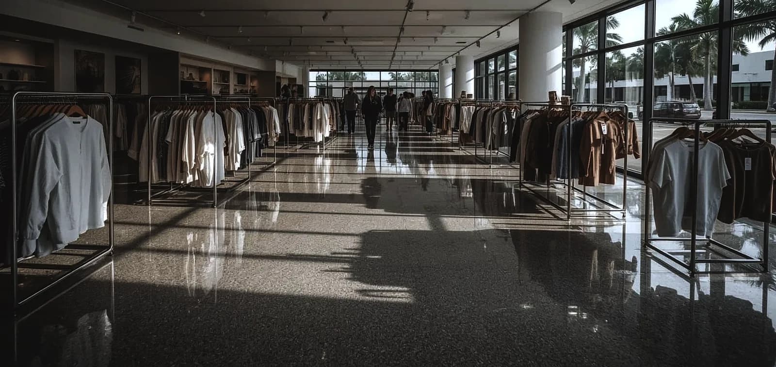 commercial epoxy Miami retail