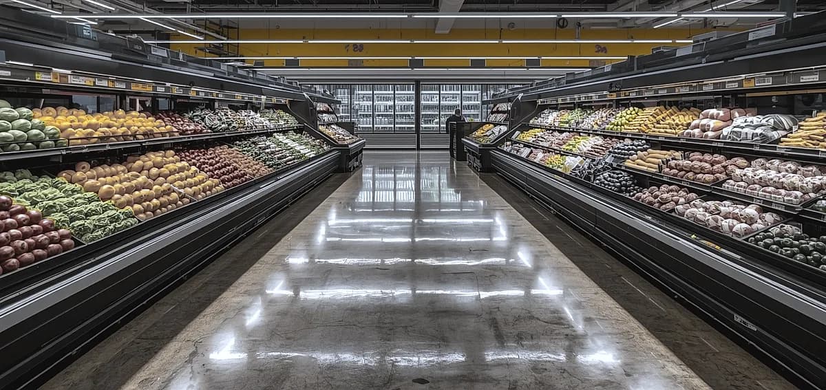 commercial epoxy supermarket