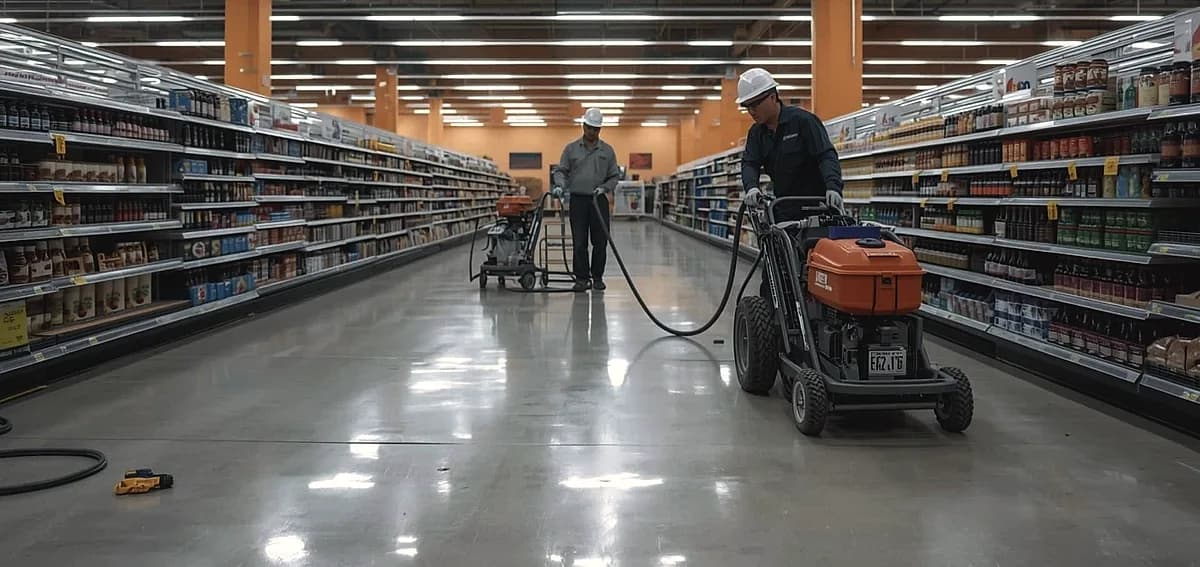 commercial epoxy supermarket