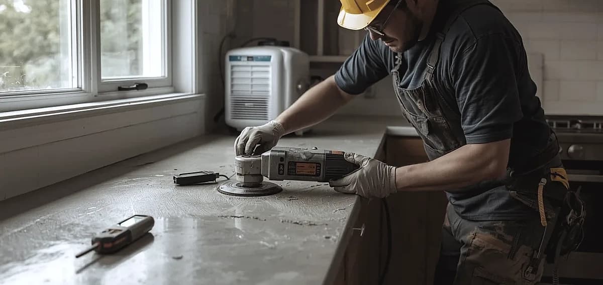 concrete countertop sealing