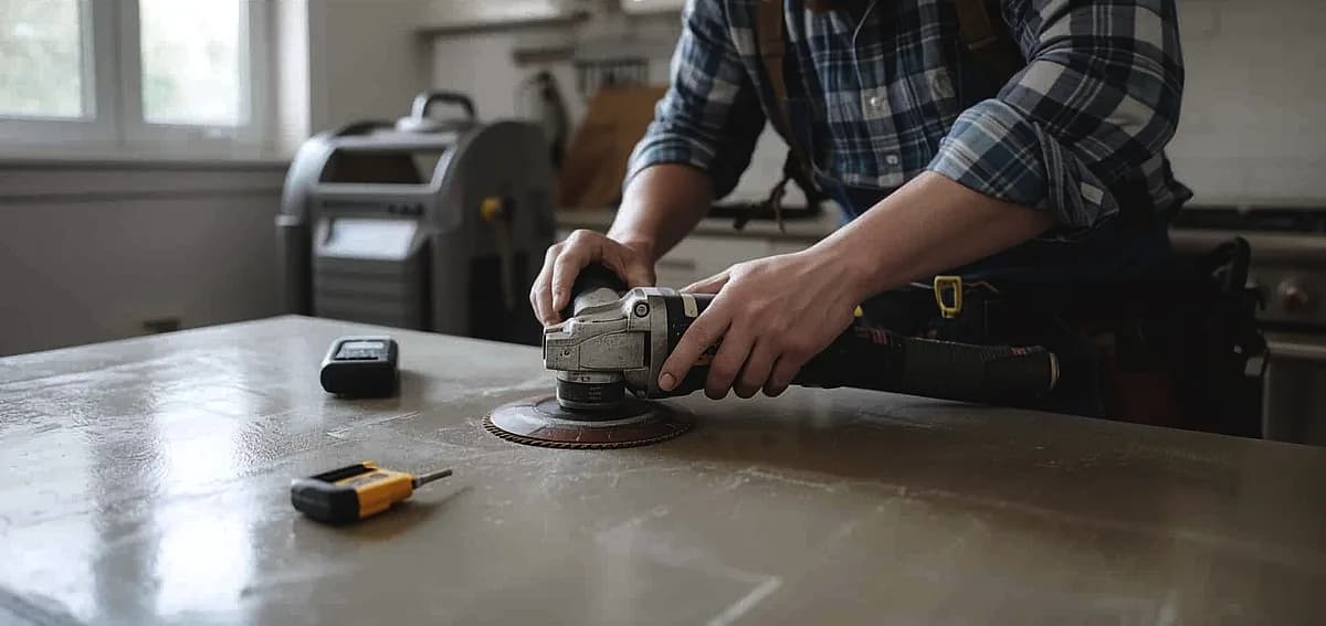 concrete countertop sealing