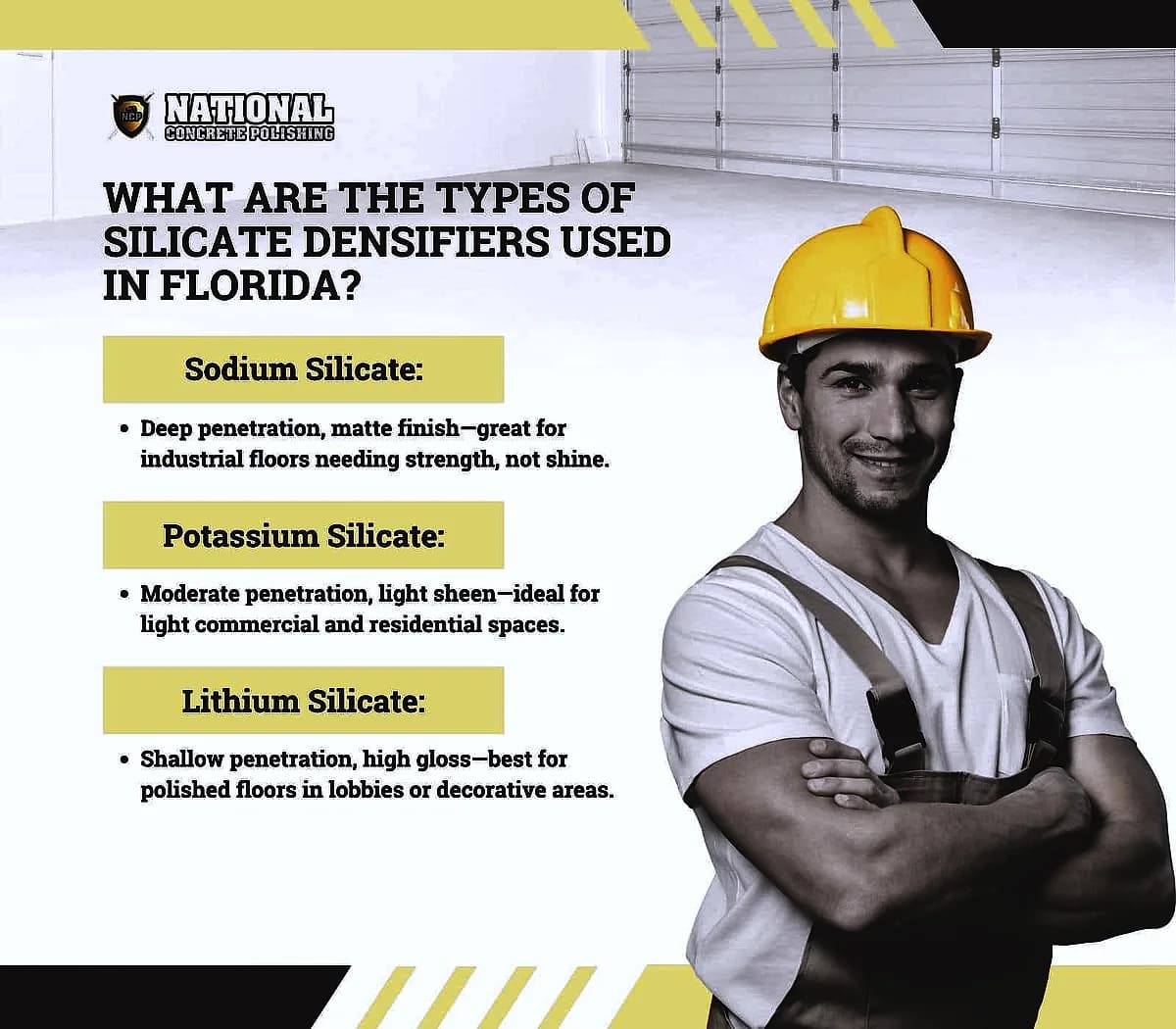 Types of Silicate Densifiers Used in Florida