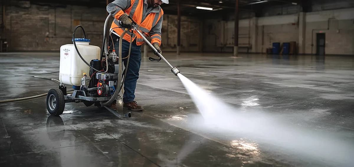 concrete densifier polishing