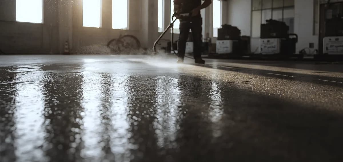 concrete densifier polishing