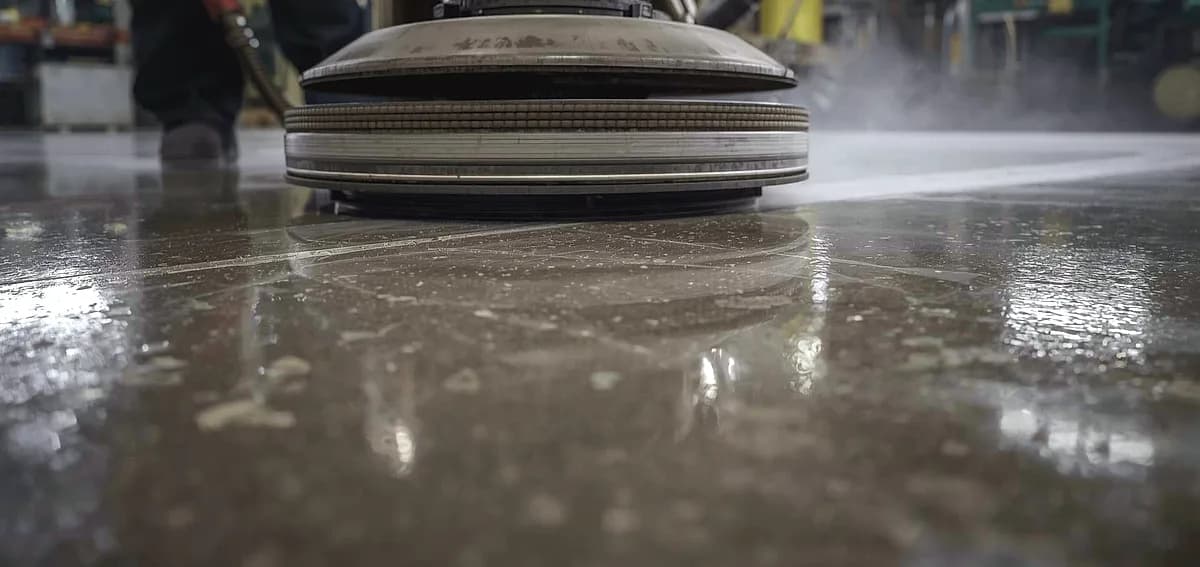 concrete densifier polishing