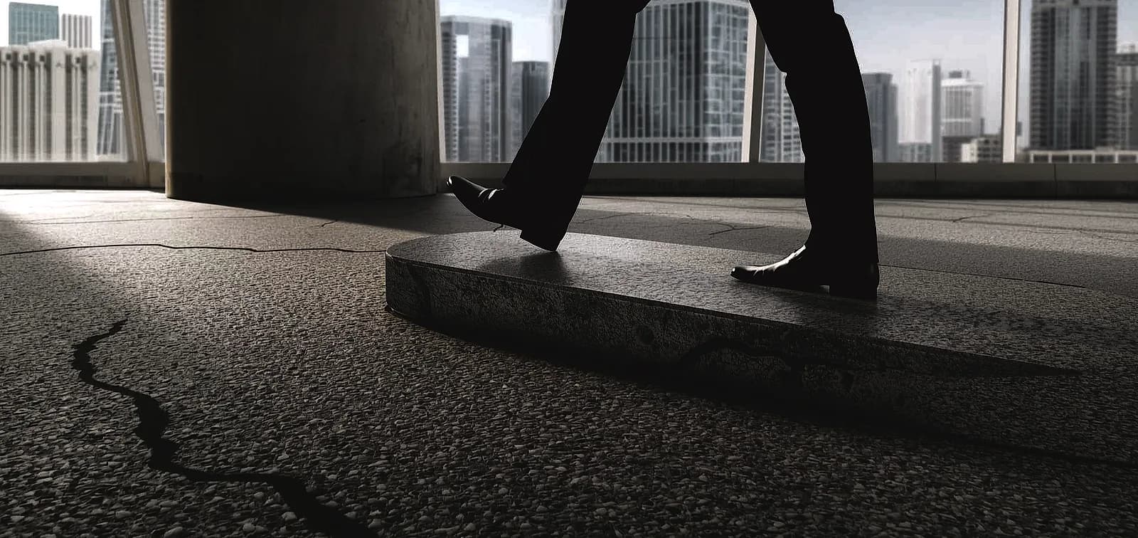 concrete floor deflection bounce