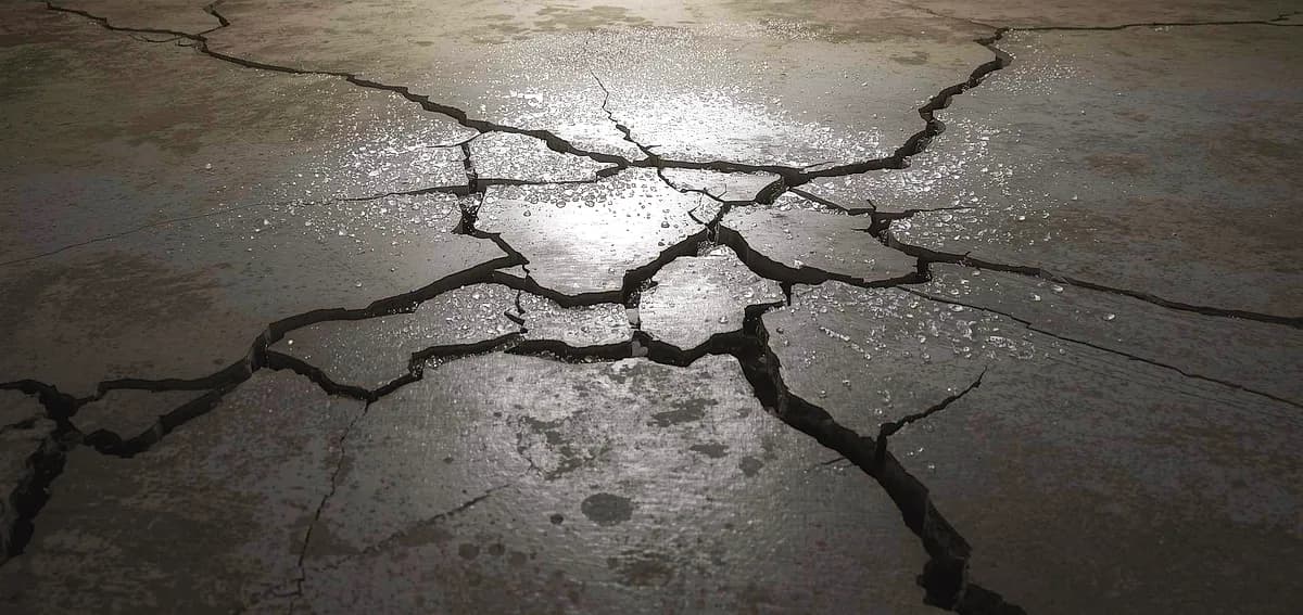 concrete floor thermal shock freezers