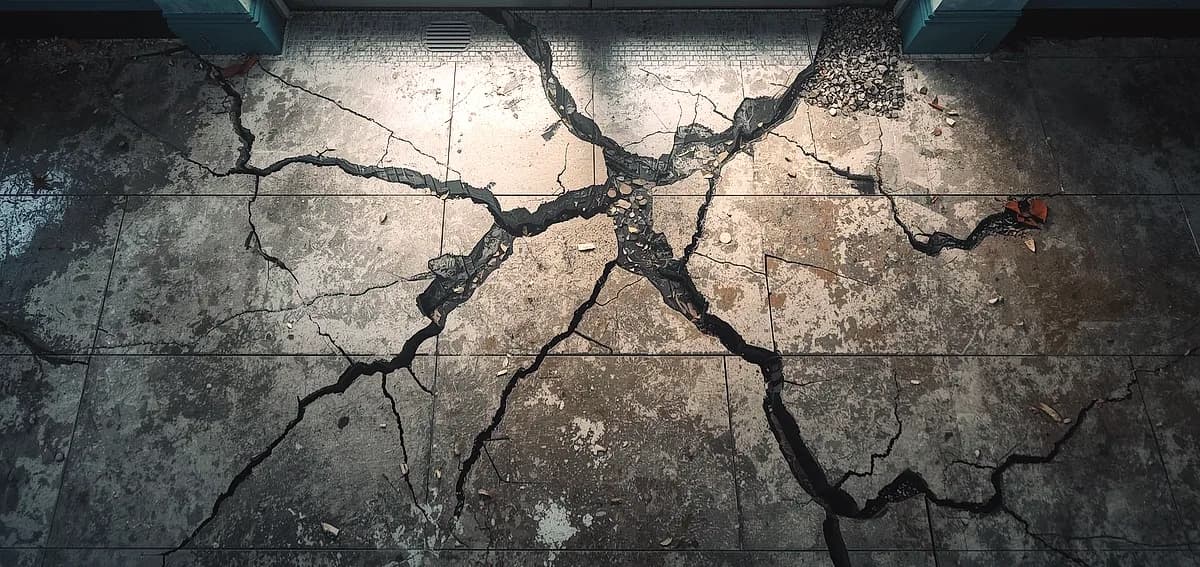 concrete floor thermal shock freezers