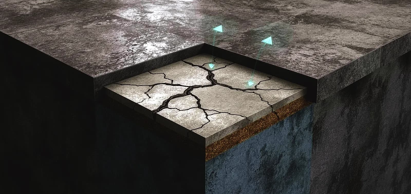concrete floors to telegraph