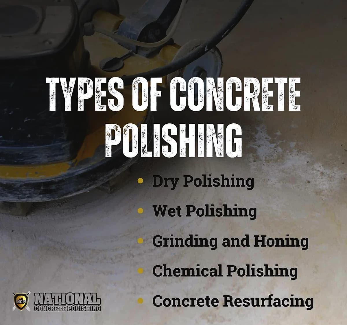 Concrete Polishing: Type, Process, Application, Benefits and Maintenance — National Concrete Polishing