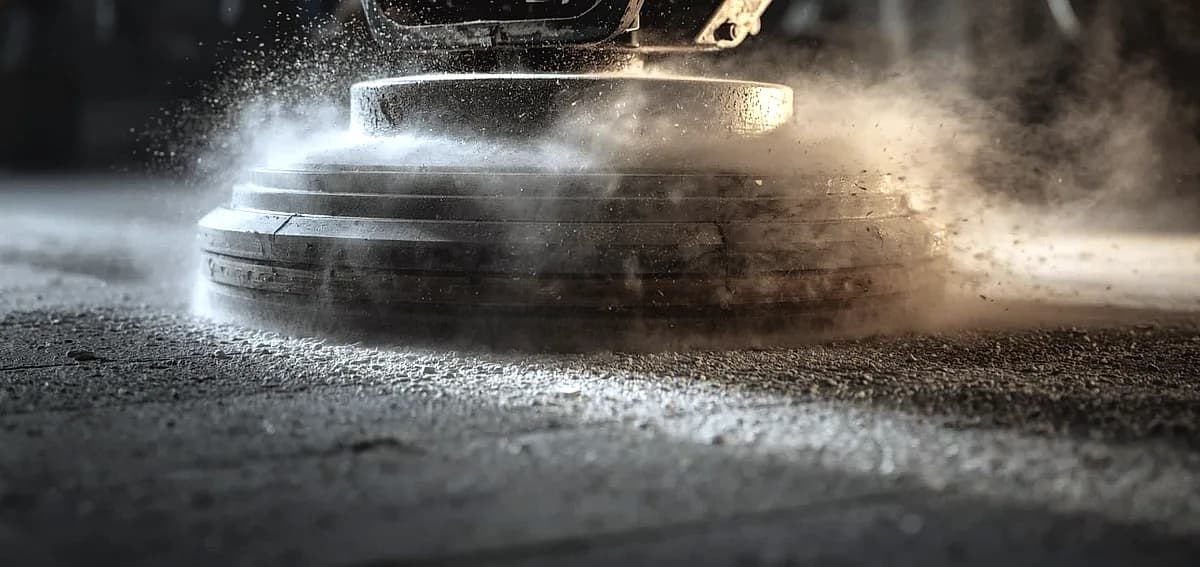 concrete polishing dust control