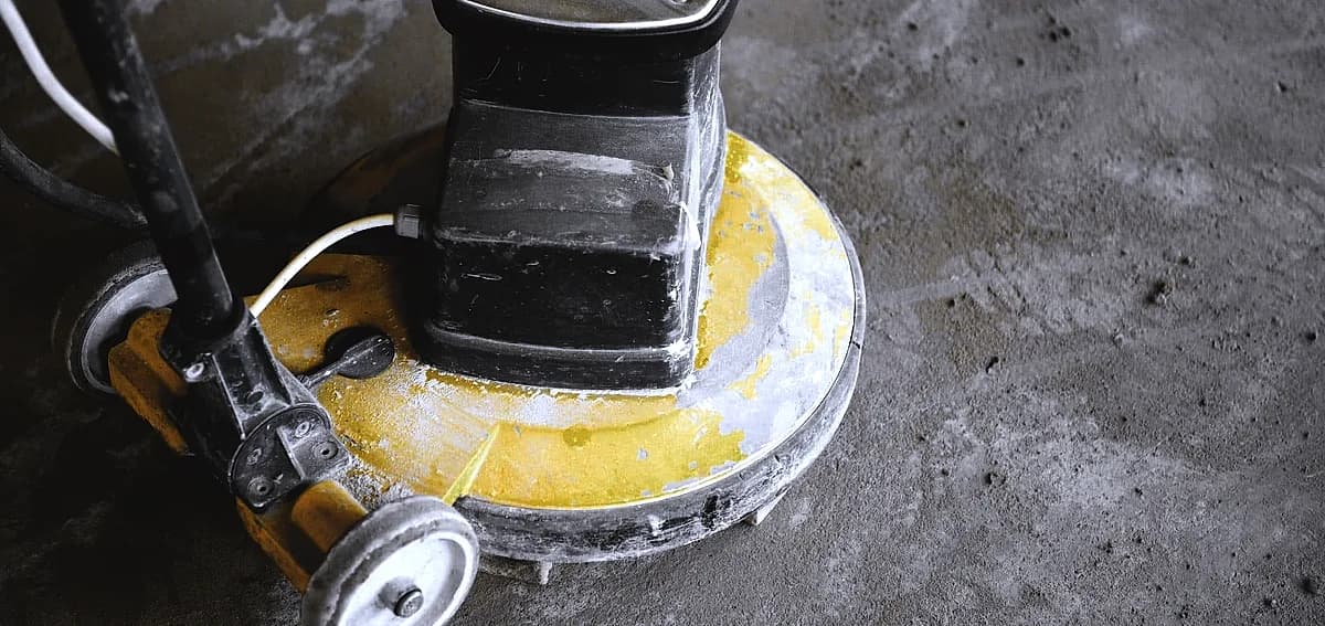 concrete polishing for industrial garage