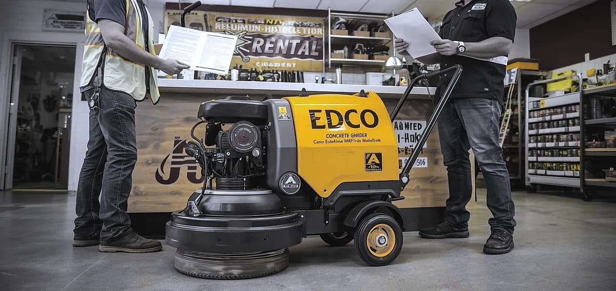 concrete polishing machine rental