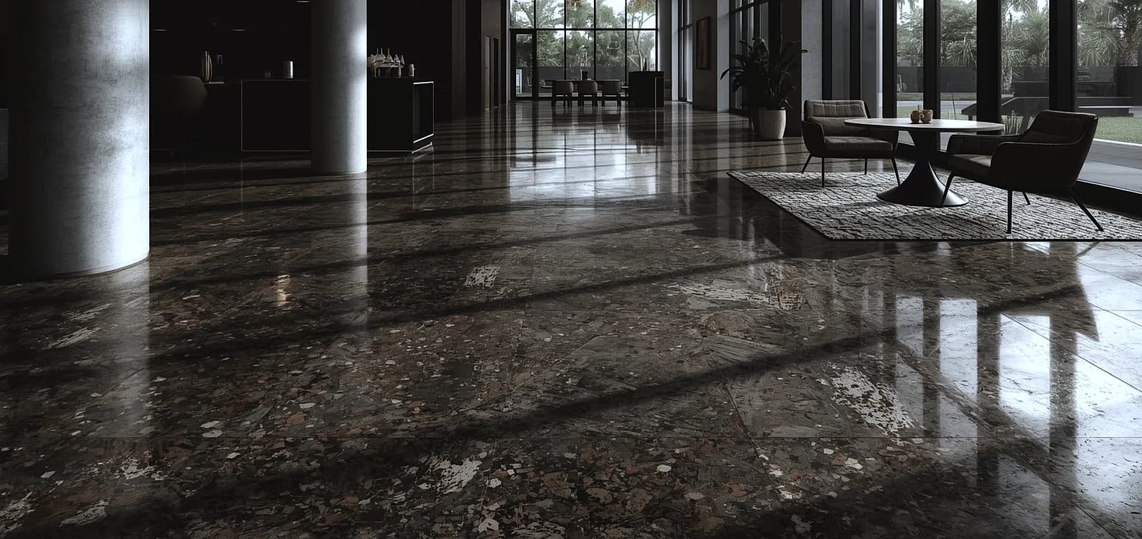 concrete polishing Miami commercial
