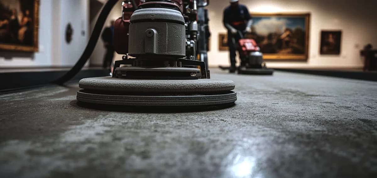 concrete polishing museum