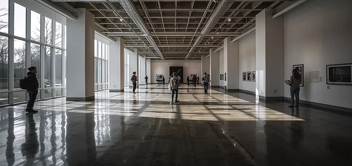 concrete polishing museum