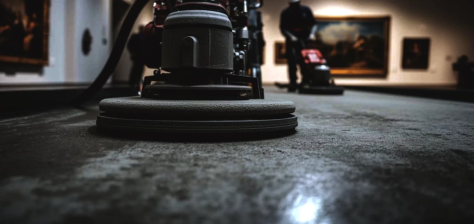 concrete polishing museum