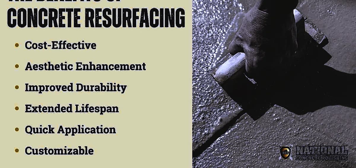 Concrete Resurfacing: Process, Used Tools, Benefits, Issue and Solution — National Concrete Polishing