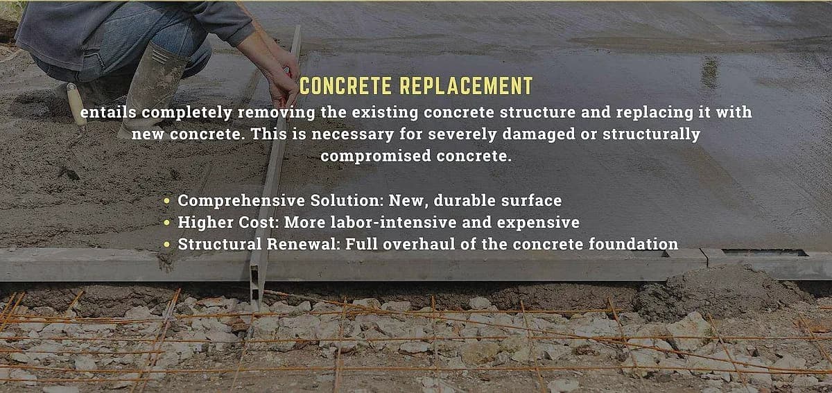 what is concrete replacement