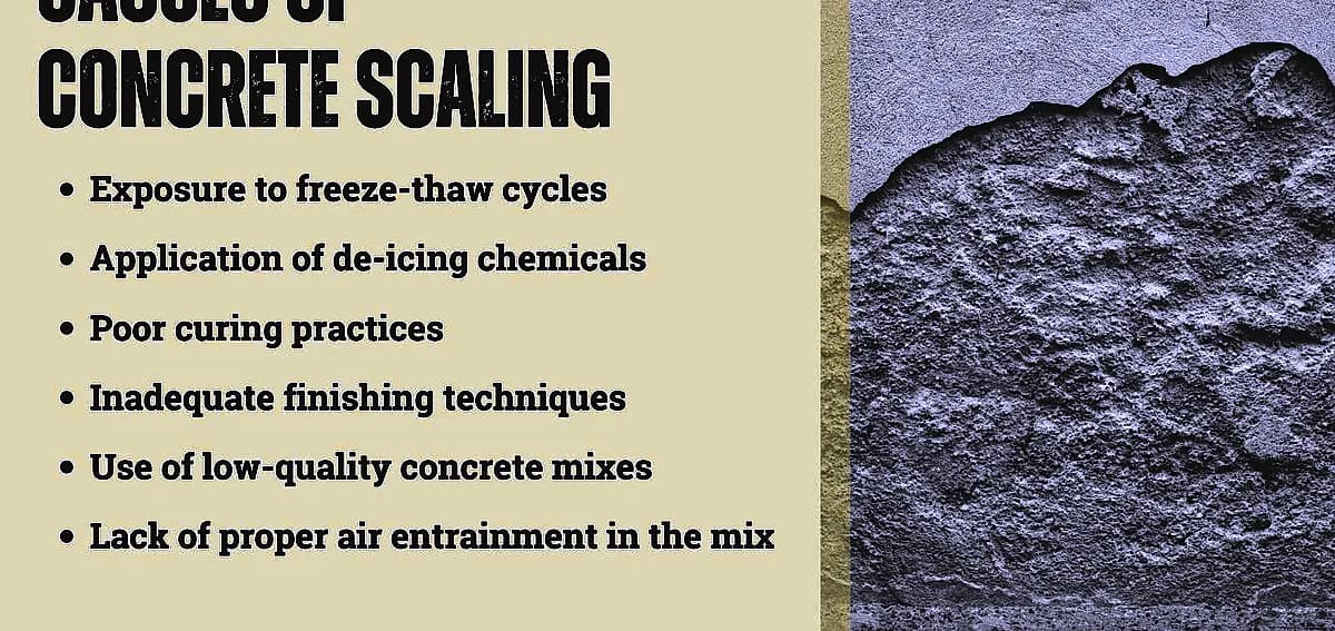 Concrete Scaling: Causes, Sign, Prevention, Repair and Consideration — National Concrete Polishing