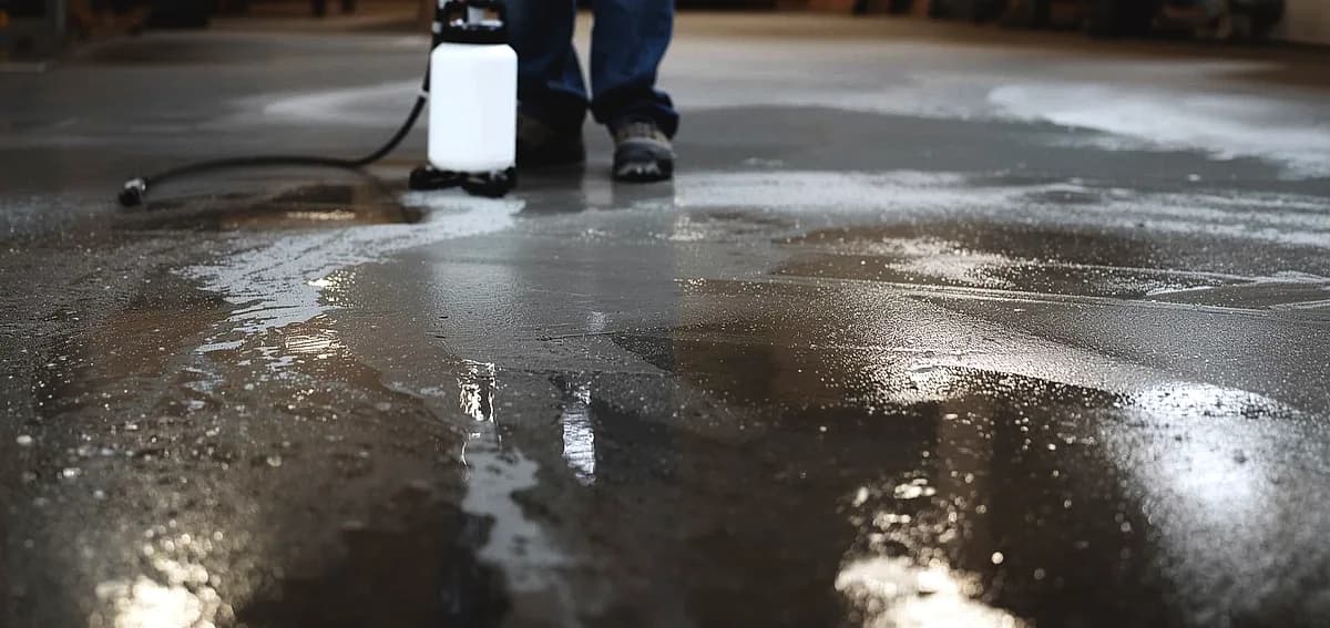 concrete sealing before polishing