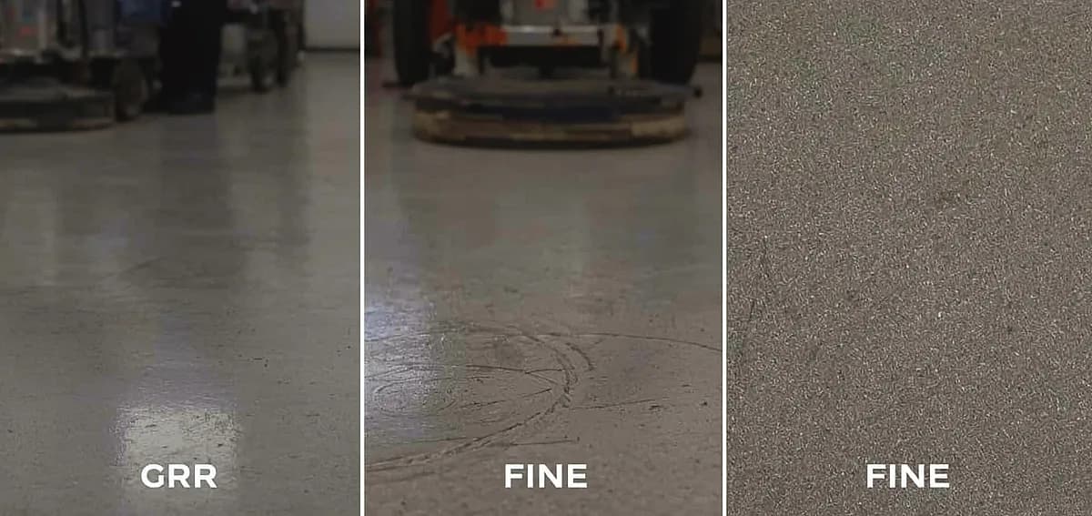 Diamond Grinding Pad Progression