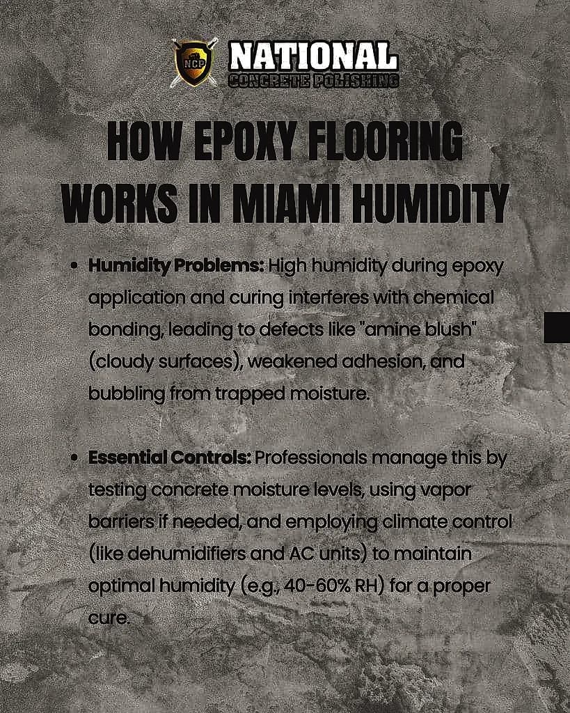 Discover How Epoxy Flooring Works in Miami Humidity — National Concrete Polishing