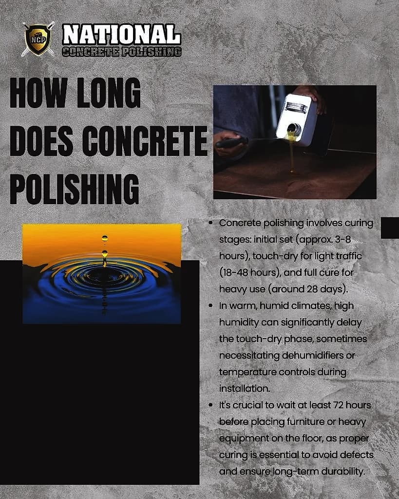 Discover How Long Concrete Polishing Takes in South Florida — National Concrete Polishing