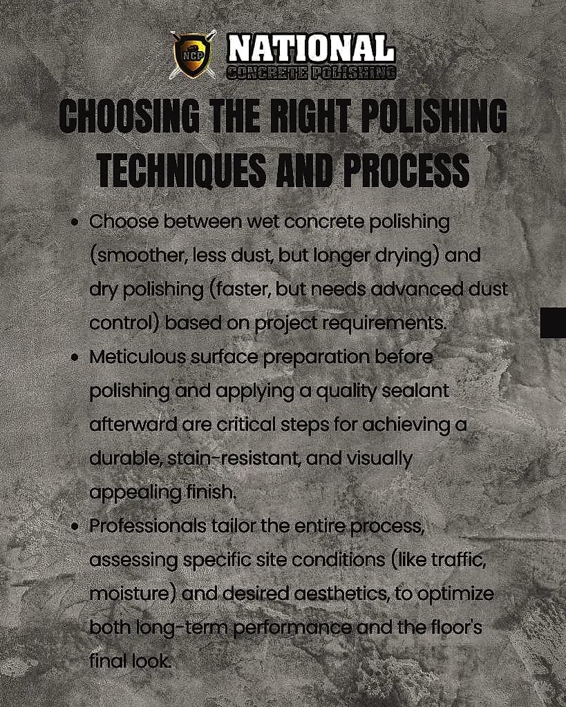 Discover How Long Concrete Polishing Takes in South Florida — National Concrete Polishing