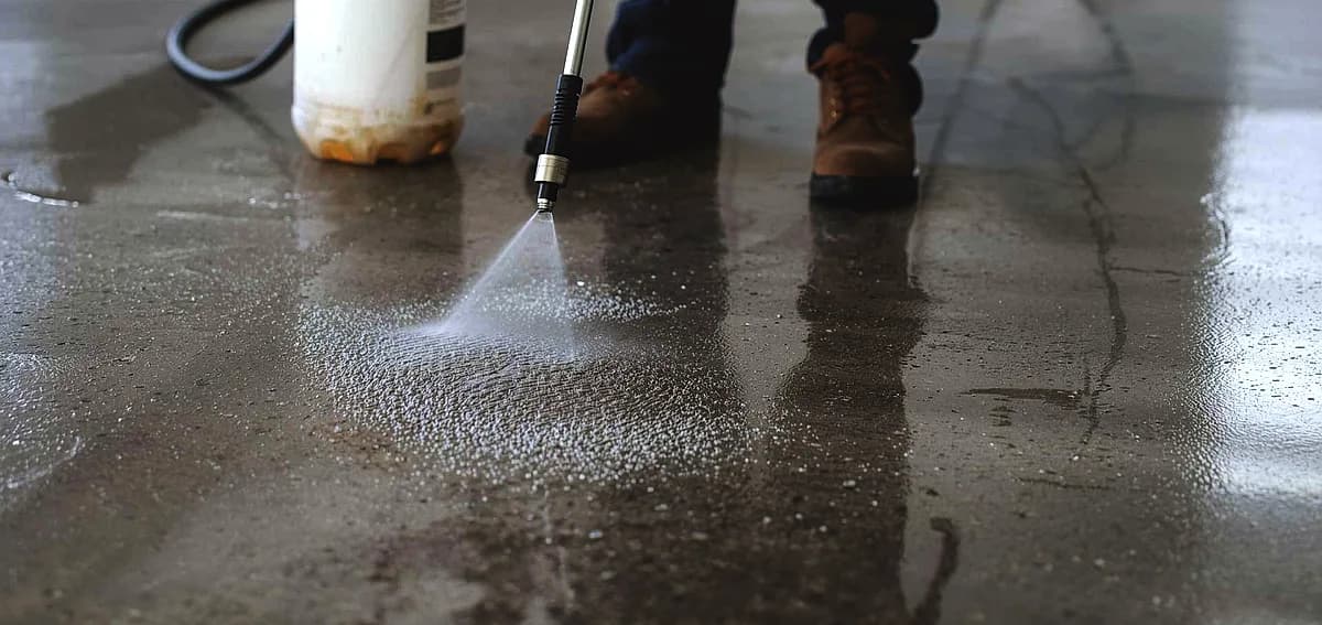 diy polish concrete floor