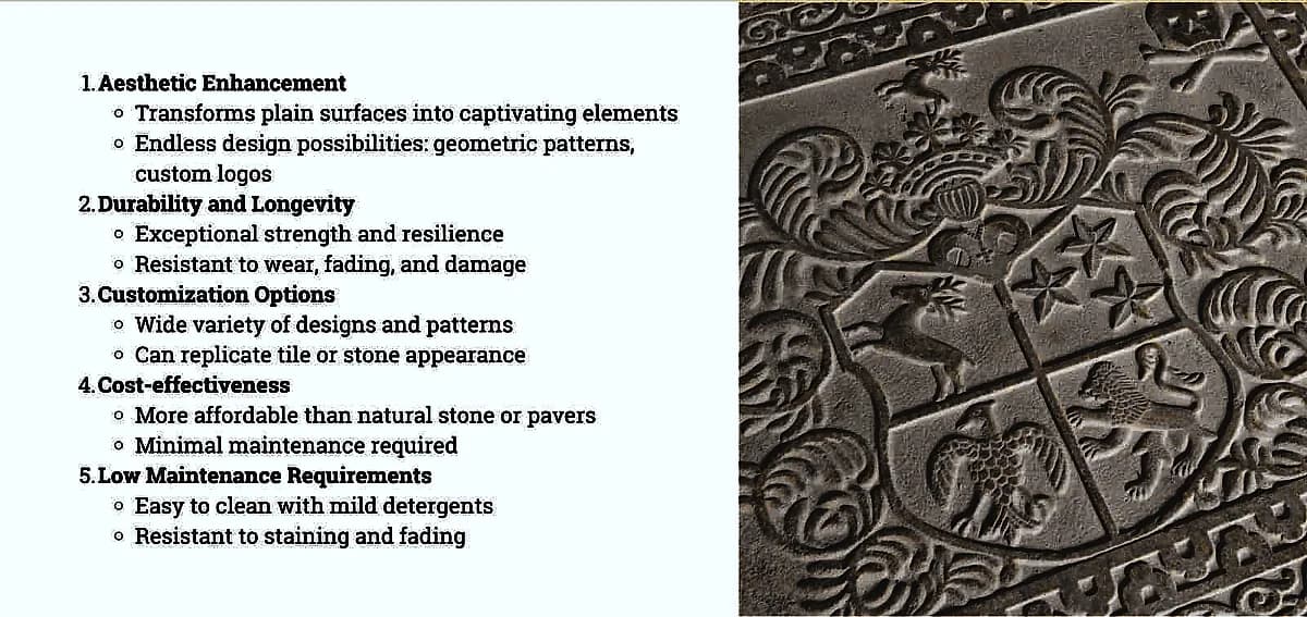benefits of engraved concrete