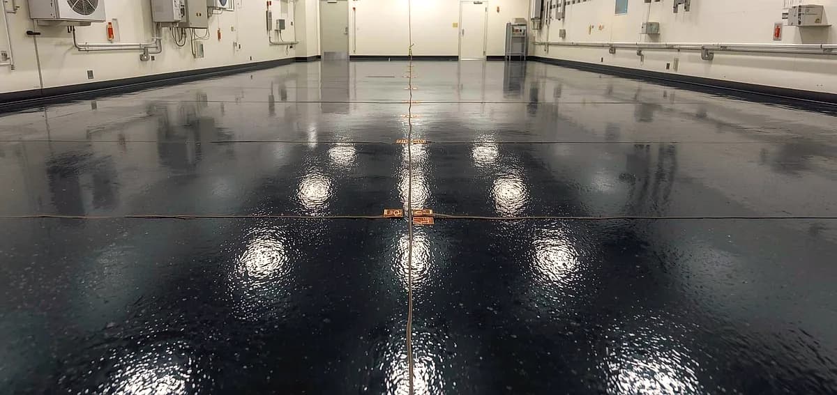 epoxy floor grounding electronics
