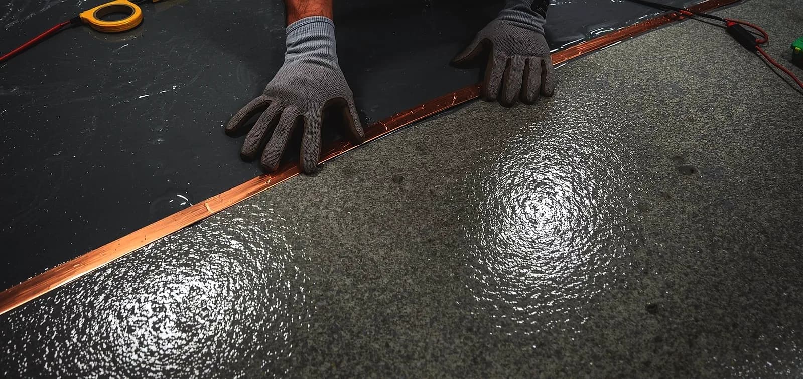 epoxy floor grounding electronics