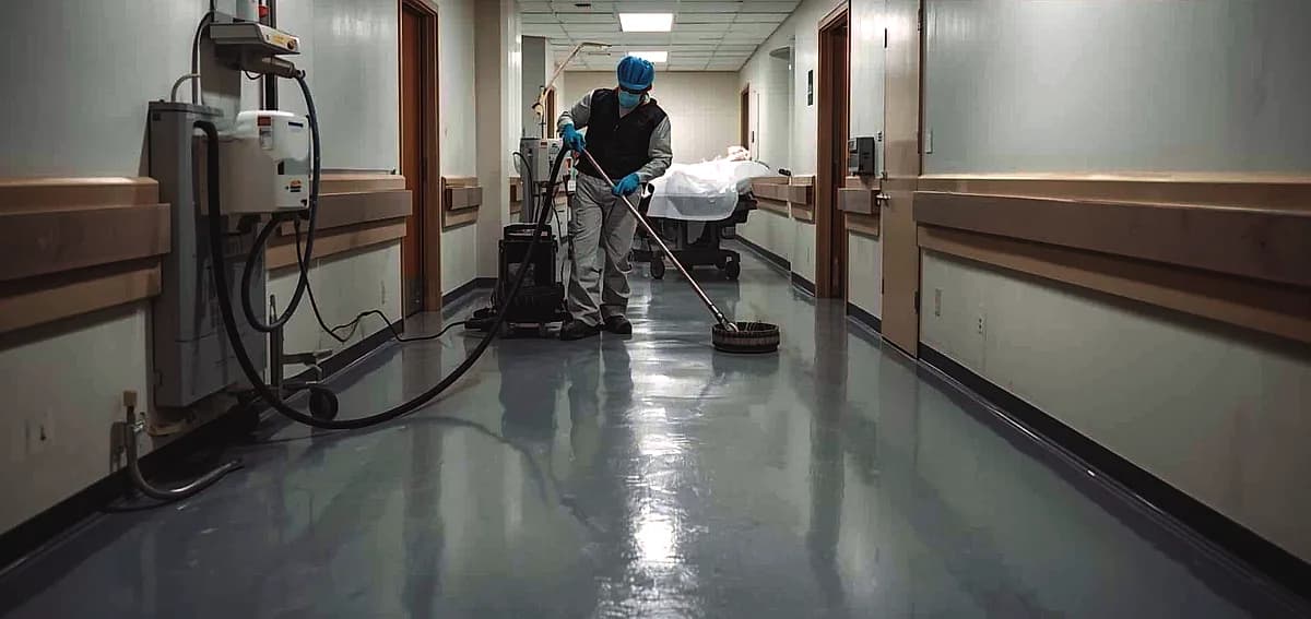 epoxy floor Miami medical clinic