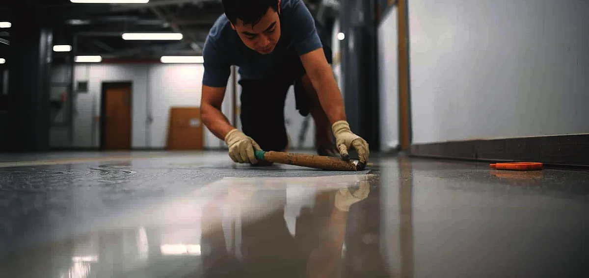epoxy floor peeling fix
