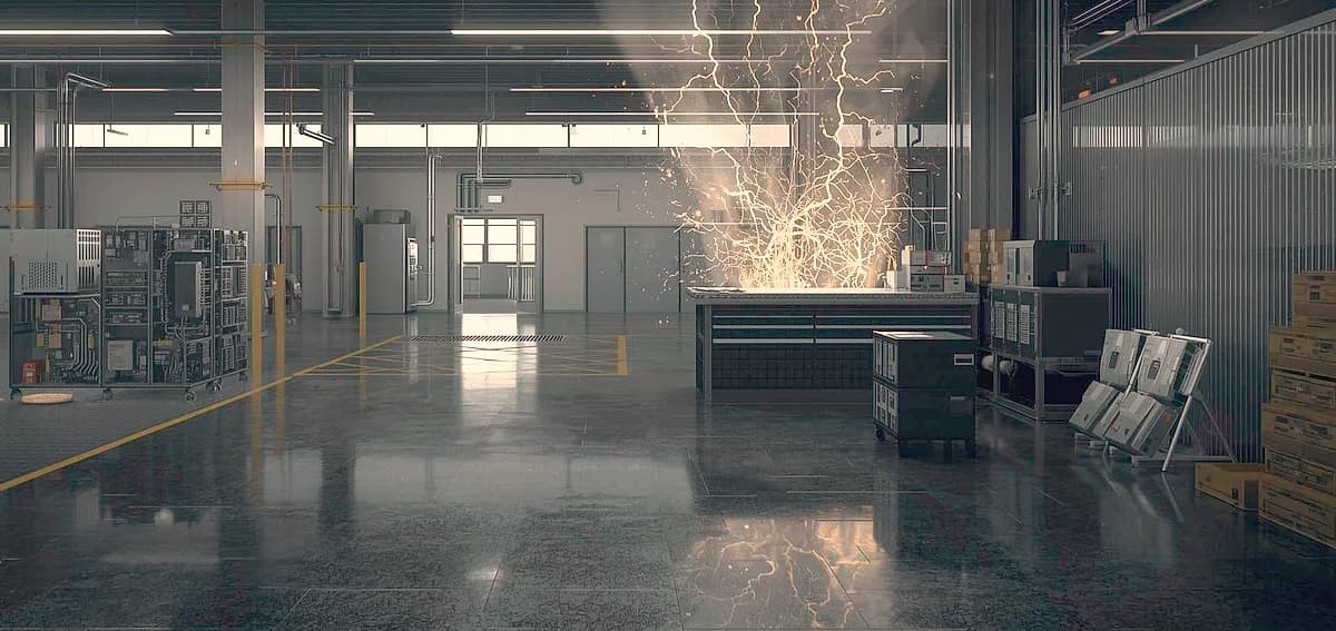 epoxy floor static electricity warehouse