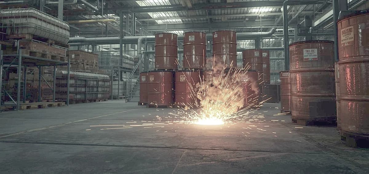 epoxy floor static electricity warehouse