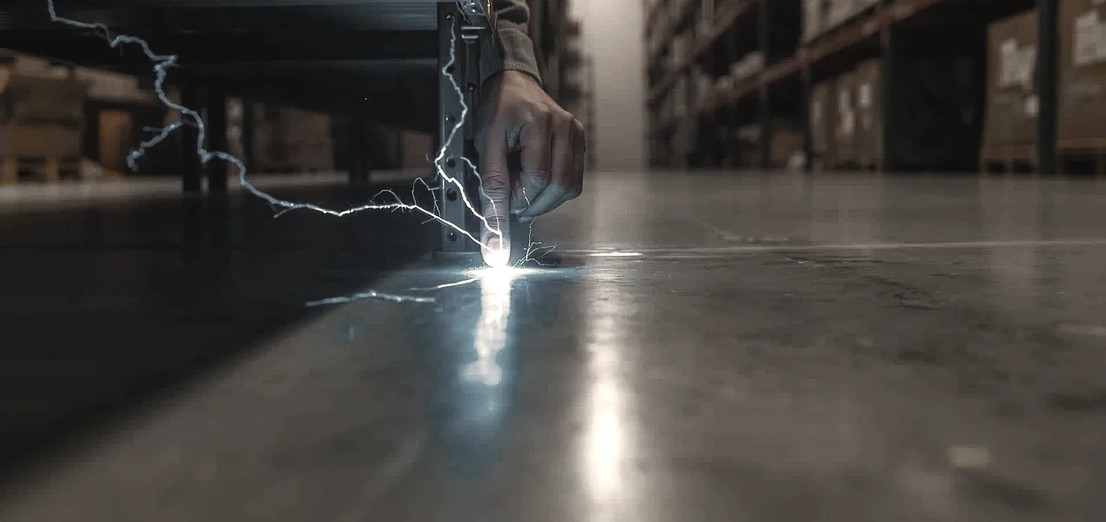 epoxy floor static electricity warehouse