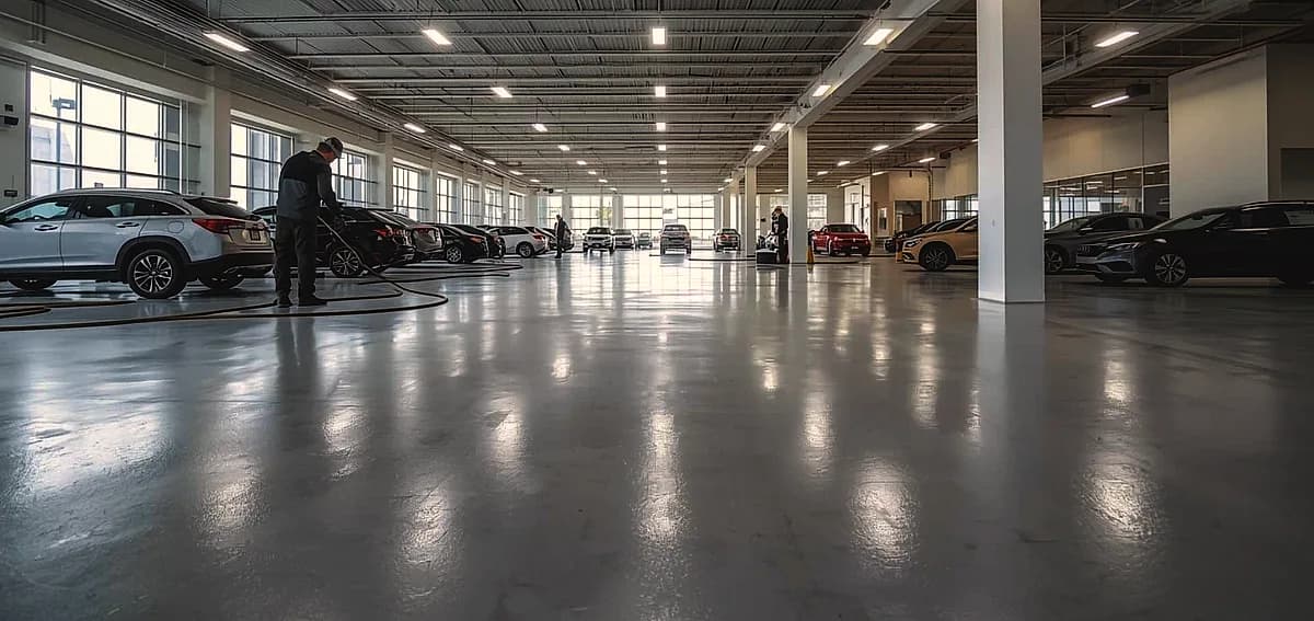 Epoxy Flooring Car Dealership Solutions