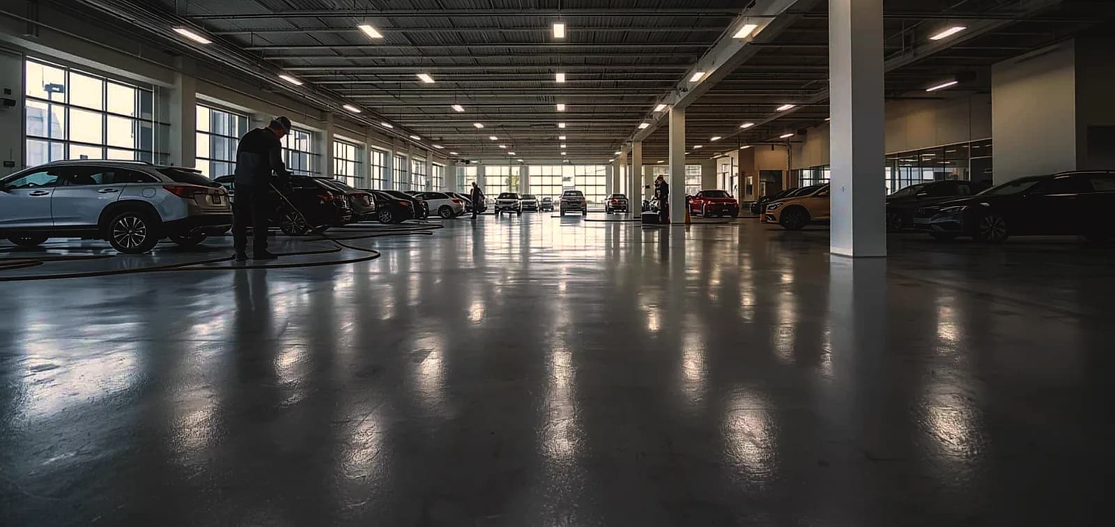 Epoxy Flooring Car Dealership Solutions