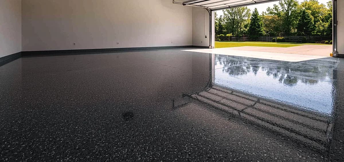 what is epoxy flooring made of