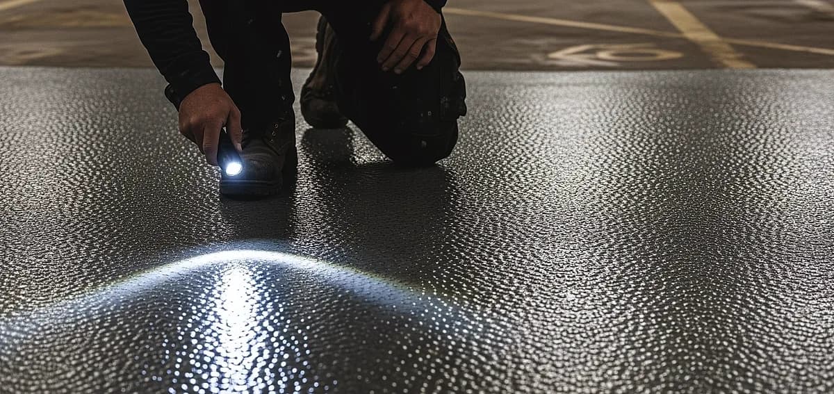 What Causes Epoxy Floors to Develop Orange Peel Texture? — polished concrete floor