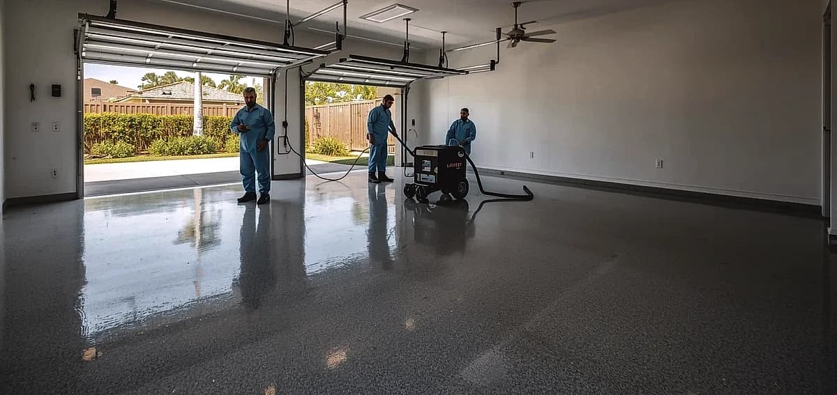 epoxy garage floor Fort Lauderdale luxury