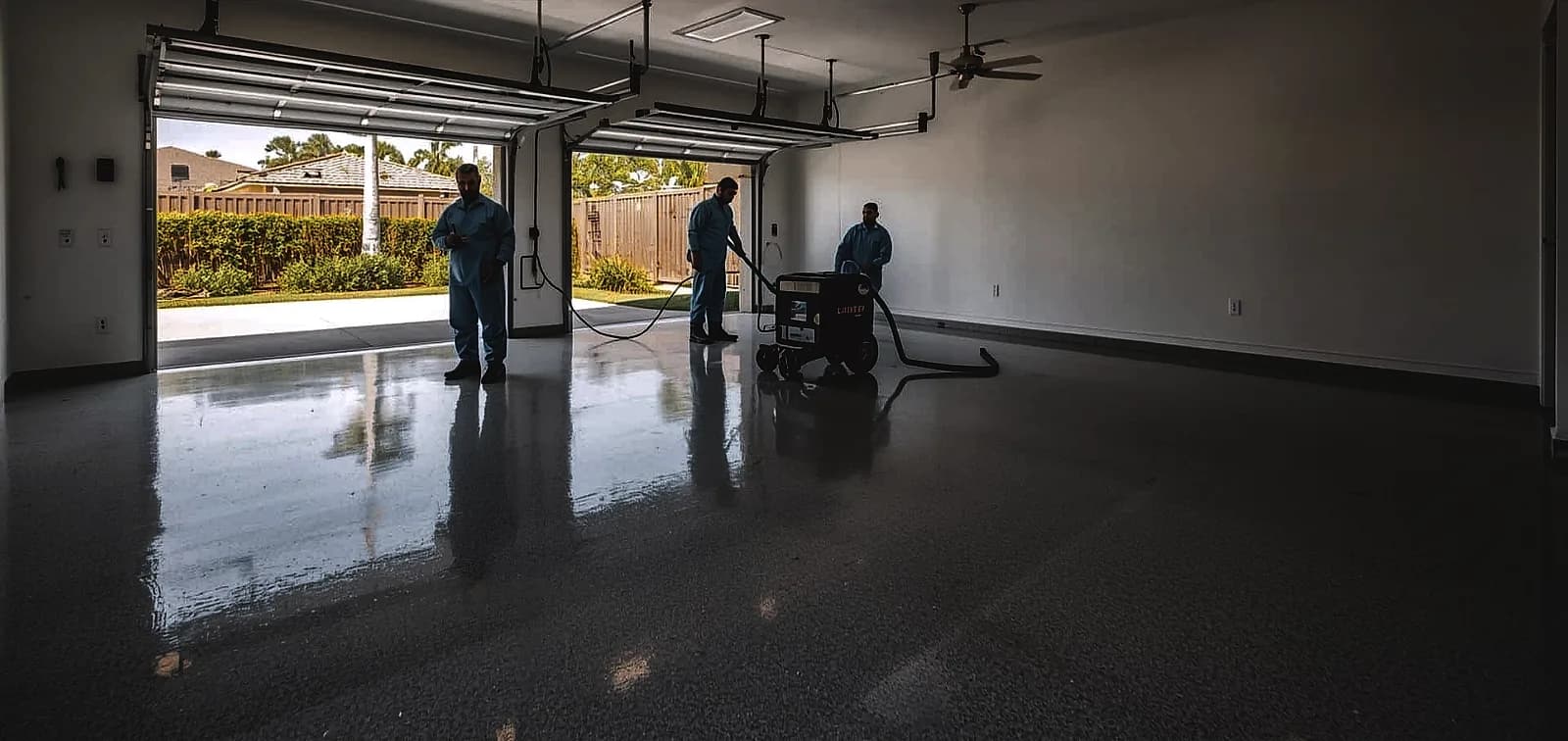 epoxy garage floor Fort Lauderdale luxury